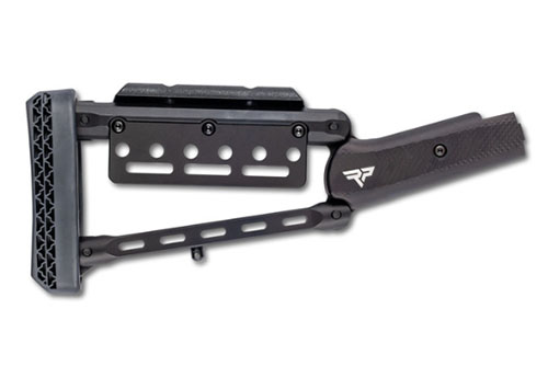 Il GForce Hugtek Lever Stock Black è un stock leggero e durevole in alluminio anodizzato 6061, con LOP regolabile e riduzione del rinculo per un'ottima precisione.